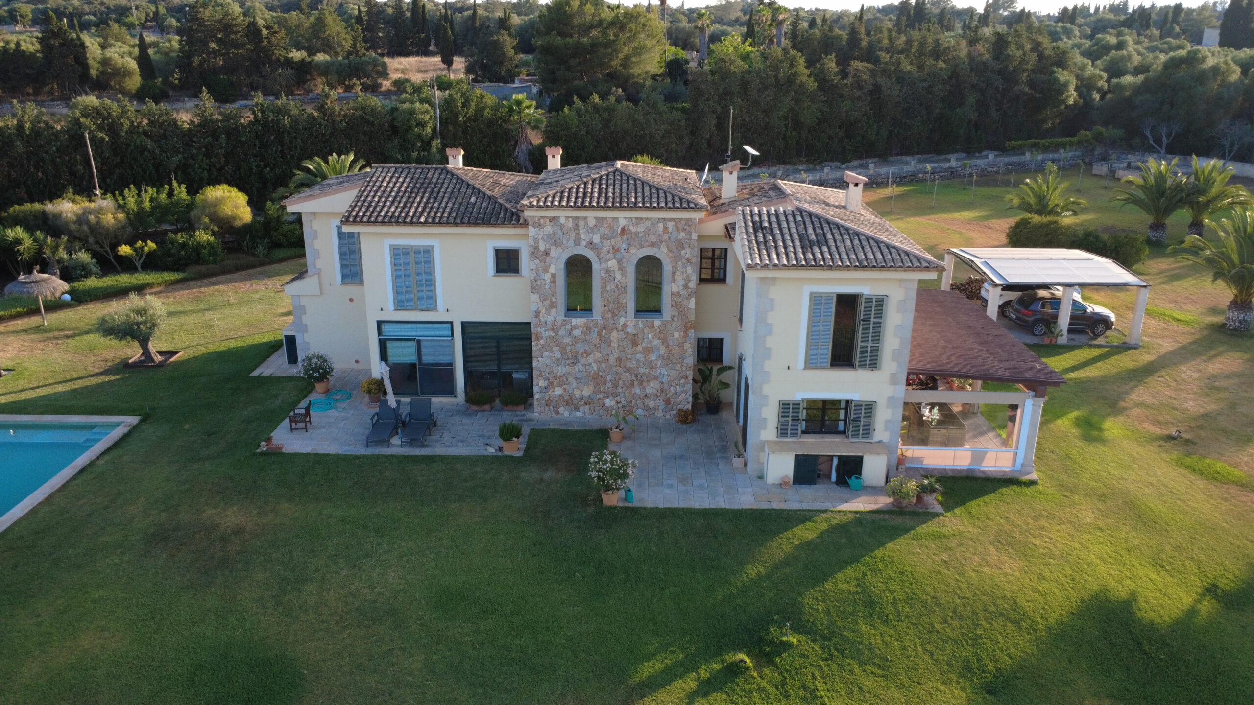 Finca vom Osten, Aufnahme mit DJI Mini 4K